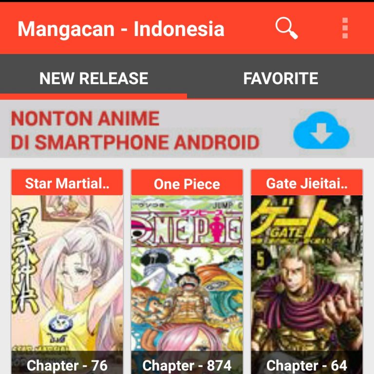 Aplikasi baca manga bahasa Indonesia