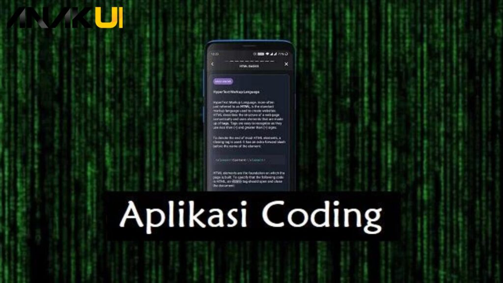 Aplikasi belajar coding untuk pemula