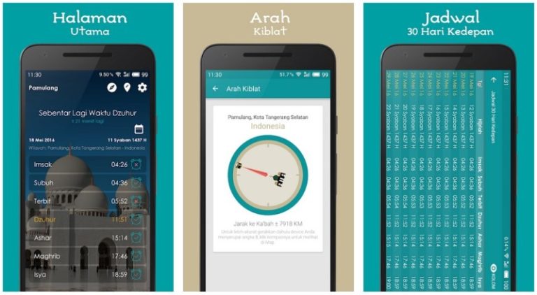 Aplikasi jadwal sholat akurat